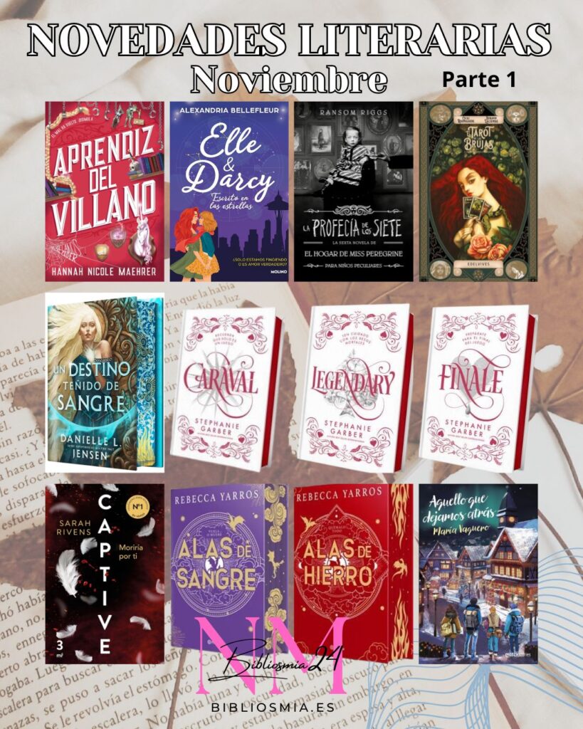 Novedades literarias Noviembre 24